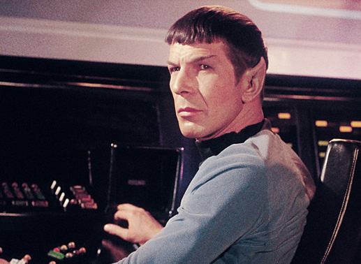 Mr. Spock (Leonard Nimoy) ist der Sohn eines vulkanischen Botschafters. Bild: Sender
