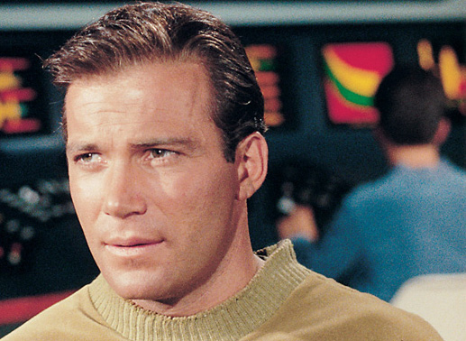 Captain Kirk (William Shatner) erlebt immer neue Abenteuer an Bord der Enterprise. Bild: Sender