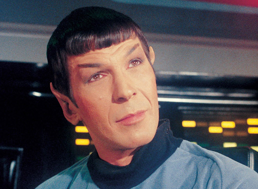 Mr. Spock (Leonard Nimoy) ist Wissenschaftsoffizier an Bord der Enterprise. Bild: Sender