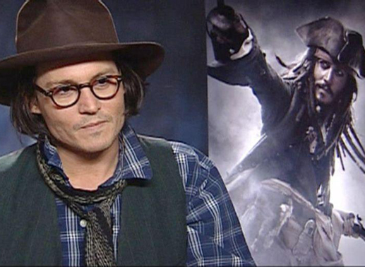 Als "Captain Jack Sparrow" spielte Johnny Depp die Hauptrolle im Blockbuster "Fluch der Karibik". Bild: Sender