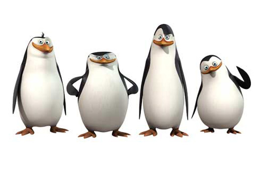 Skipper, Kowalski, Rico und Private sind Top-Spione - zumindest würden sie sich selbst so beschreiben. Bild: Sender