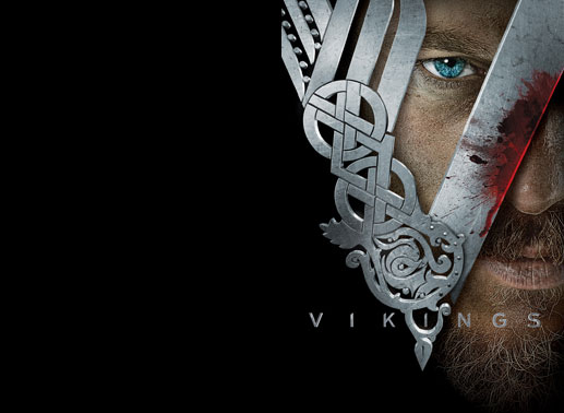 Logo der Serie Vikings. Bild: Sender/TM/T5