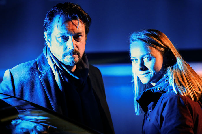 Hary Prinz (Sascha Bergmann), Anna Unterberger (Anni Sulmtaler). Bild: Sender / ORF/ Allegro Film / Stefan Haring