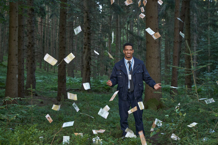 Der Millionen Raub mit Omar Abdallah (Karim Ben Mansur). Bild: Sender / ZDF und Thomas Leidig.