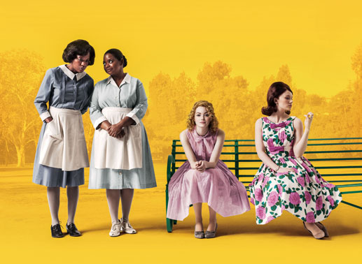 Viola Davis (Aibileen Clark), Octavia Spencer (Minny Jackson), Emma Stone (Eugenia „Skeeter“ Phelan), Bryce Dallas Howard (Hilly Holbrook). Bild: Sender