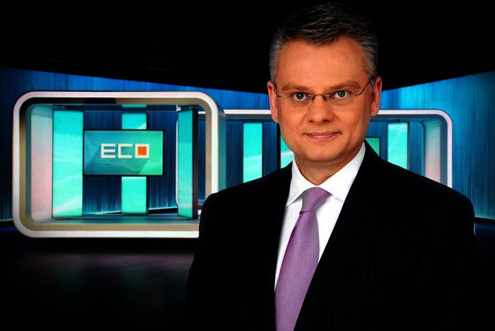 Dieter Bornemann sit Juli 2017 „Eco“-Moderator." Bild: Sender / ORF / Günther Pichlkostner