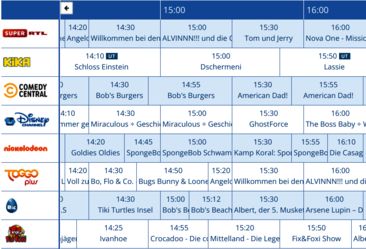 Fernsehprogramm für Kinder