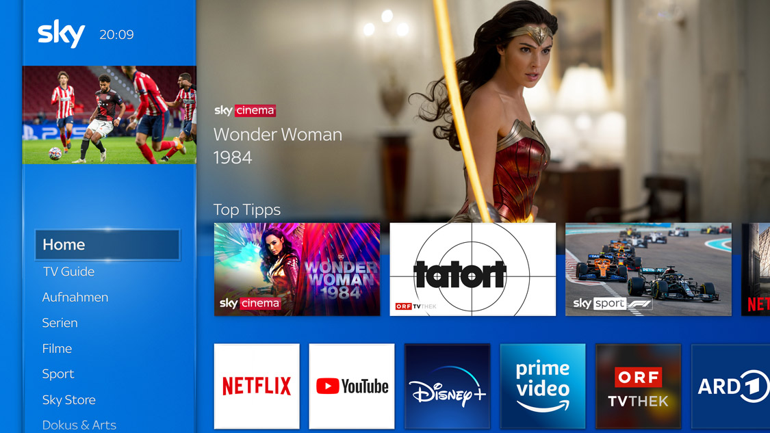 Disney+ ab sofort auf Sky Q und Sky X