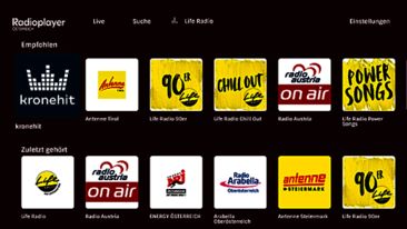 Radioplayer-App jetzt auch auf Sky Q