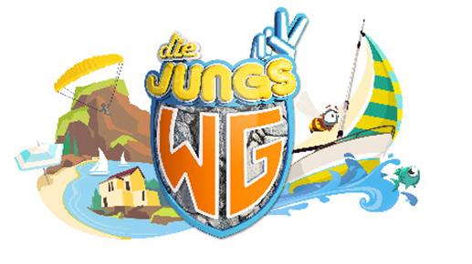 Logo Die Jungs WG. Bild: Sender / ZDF / Große 8 