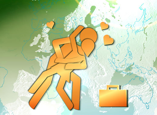 Logo für Auswanderer sucht Frau. Bild: VOX