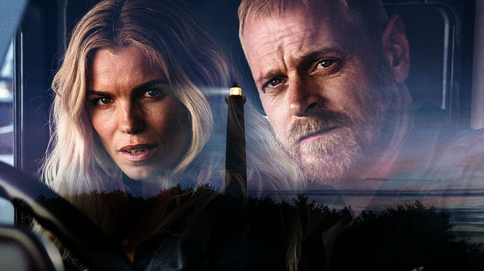 White Sands - Strand der Geheimnisse: Marie Bach Hansen als Helene Falck und Carsten Bjørnlund als Thomas Beckman. Bild: Sender / NDR / TV2
