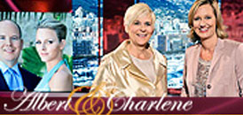 Das Ehepaar Albert und Charlene. Bild: ORF