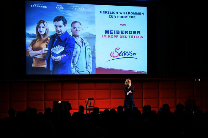 Meiberger - Im Kopf des Täters: Die neue ServusTV-Krimiserie ab dem 06. November bei ServusTV, feierte am 24. Oktober Abend im Wiener Filmcasino Premiere.
Bild: ServusTV / Martin Hörmandinger