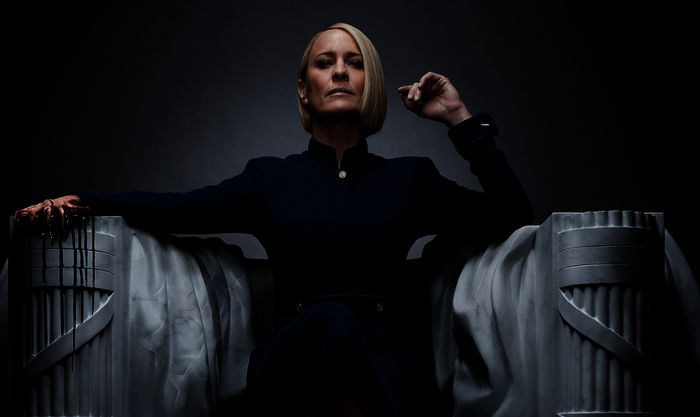 Claire Underwood (Robin Wright). Bild: Sender / Sony PicturesTelevision / Sky