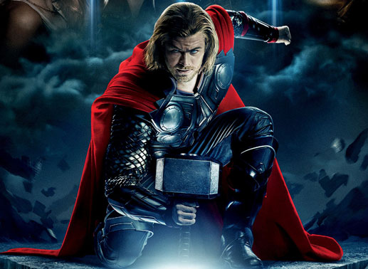 Szene aus dem Plakatmotiv von Thor. Bild: Sender/Marvel