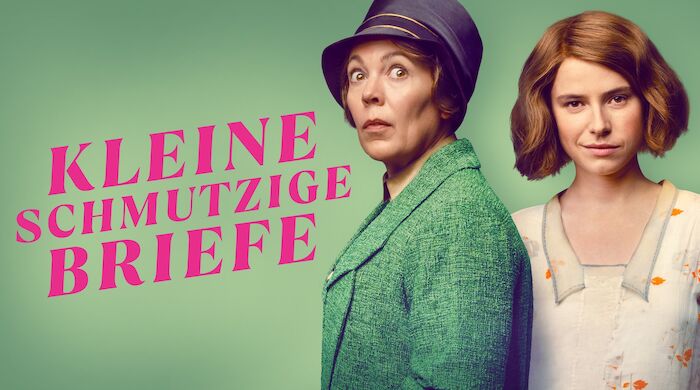 Kleine schmutzige Briefe: Die gottesf&uuml;rchtig Edith Swan (Olivia Coleman) und die unschickliche Rose Gooding (Jessie Buckley). Bild: Sender / Studiocanal / Parisa Taghizadeh