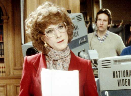 Als 'Dorothy Myers' spricht Schauspieler Michael (Dustin Hoffmann) für eine Rolle in einer Fernsehserie vor. Bild: Sender