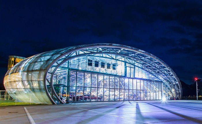 Der Hangar-7 in Salzburg. Bild: ServusTV / Andreas Kolarik / Leo