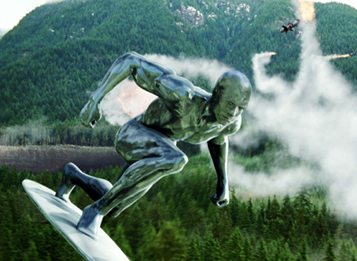 Der Silver Surfer ist wieder da und zieht seine Runden ... Bild: Sender