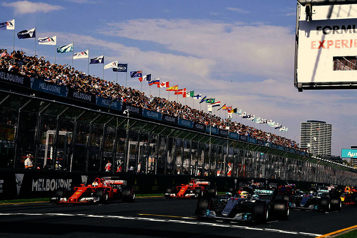 Start der Formel 1-Saison beim Großen Preis von Australien in Melbourne (Foto von 2017). Bild: Sender/RTL