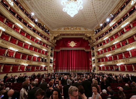 Die Scala Bild: Sender / Teatro alla Scala.