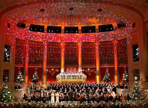 „Christmas in Vienna“ sorgt für Weihnachtsstimmung mit grßen Werken aus der Klassik und mit Weihnachtsliedern aus aller Welt. Bild: Sender / Ludwig Schedl