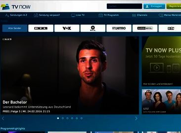 TV NOW – RTL-Mediatheken in neuem Gewand