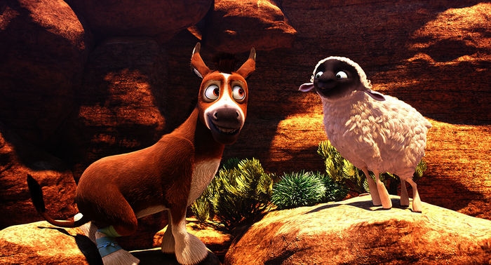 Bo (Steven Yeun), Ruth (Aidy Bryant). Bild: Sender / TVNOW / 2017 Sony Pictures Animation Inc. All Rights Reserved.