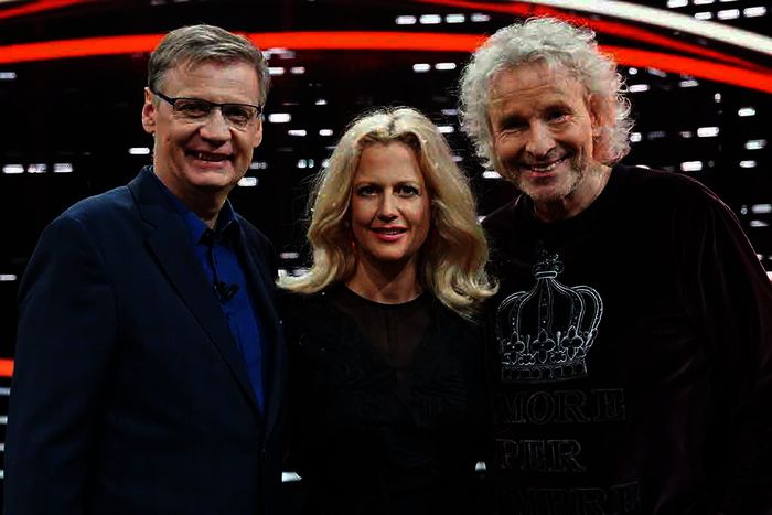 Günther Jauch, Barbara Schöneberger und Thomas Gottschalk. Bild: Sender