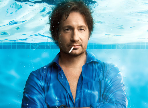 David Duchovny (Hank Moody) macht blau. Bild: Sender