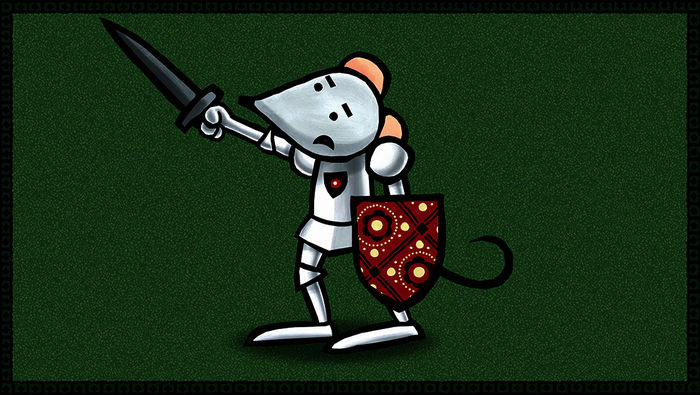 Sir Mouse ist eine unerschrockene Ritterin. Bild: Sender / SWR / scopas medien AG 
