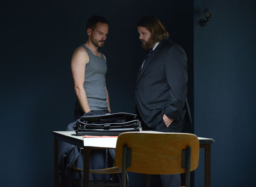 Leo Oswald (Wanja Mues) und Benni Homberg (Antoine Monot, Jr.). Bild: Sender / Andrea Enderlein