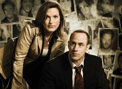 Detective Olivia Benson (Mariska Hargitay), Detective Elliot Stabler (Christopher Meloni). Bild: Sender