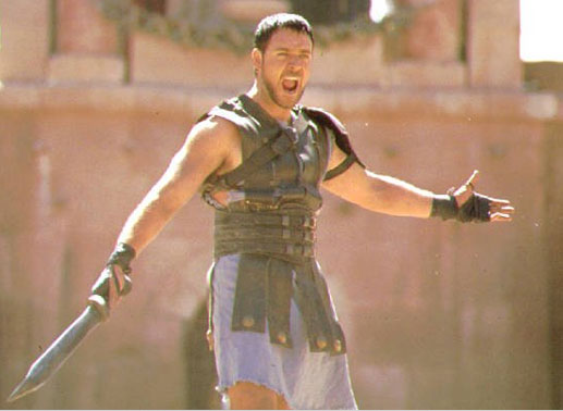 Russell Crowe ist der Gladiator. Bild: Sender