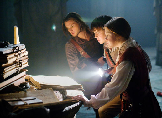 Die Chroniken von Narnia - Die Reise auf der Morgenröte: Skandar Keynes, Ben Barnes und Georgie Henley. Bild: Foxfilm