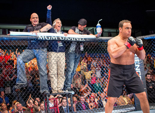 Bas Rutten (Niko), Henry Winkler (Marty Streb), Mark DellaGrotte, Kevin James (Scott Voss). Bild: Sender / Sony Pictures / Tracy Bennett