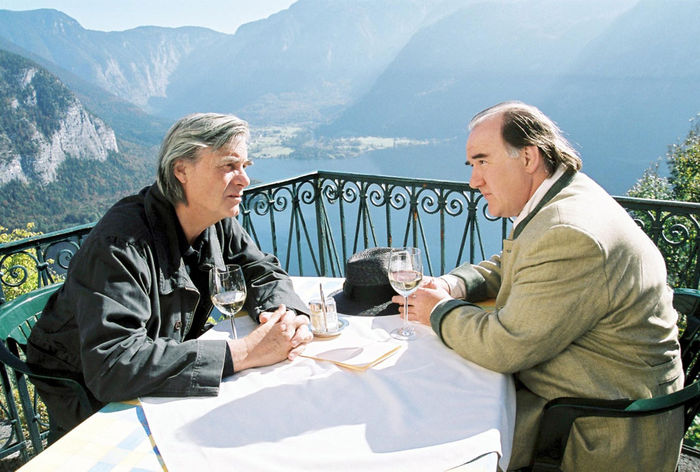 Peter Simonischek (Daniel Käfer), Udo Samel (Eustach Schiller). Bild: Sender, Wolfgang Fuhrmann, Team Film