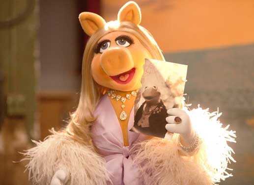 Bezaubernd wie immer:Miss Piggy … Bild: Sender / Walt Disney