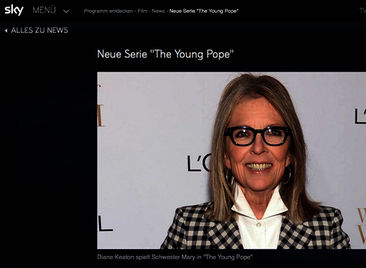 The Young Pope: Diane Keaton in neuer Sky-Serie