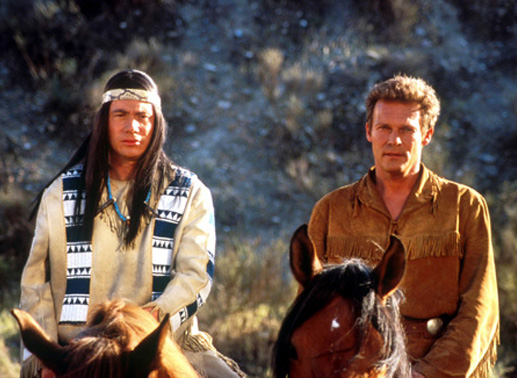 Abachi (Michael Herbig) und sein Blutsbruder Ranger (Christian Tramitz) machen sich auf, um einen Goldschatz zu finden. Bild: Sender