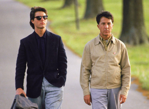 Raymond (Dustin Hoffman) und Charlie (Tom Cruise, li.). Bild: Sender