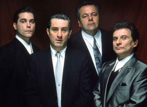 Mafiosi unter sich (von links nach rechts): Henry (Ray Liotta), Jimmy (Robert De Niro), Paulie (Paul Sorvino) und Tommy (Joe Pesci) kennen keine Skrupel. Bild: Sender