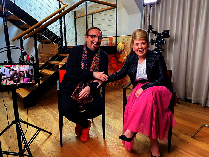Rudi Dolezal: IchBinPositiv: Rudi Dolezal, Maite Kelly. Bild: Sender / ORF / Archive Productions LLC