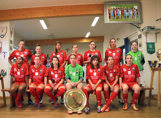 Die international erfolgreichen Damenfussballerinnen vom SV Neulengbach aus Niederösterreich. Bild: Sender