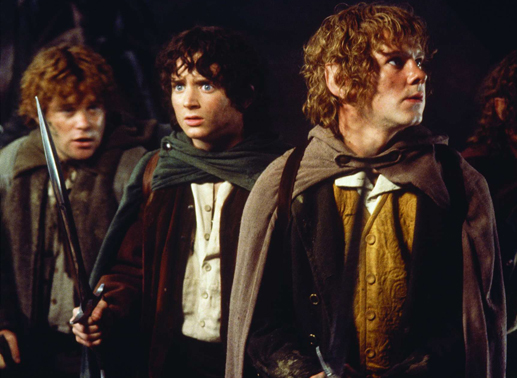 Die Hobbits rund um Bilbo Beutlin (Elijah Wood) begeben sich auf eine gefährliche Reise. Bild: Sender