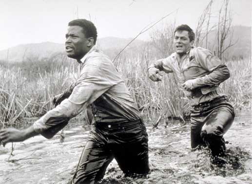 Sidney Poitier (Noah Cullen), Tony Curtis (John 'Joker' Jackson). Bild: Sender