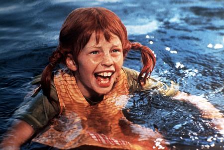 Im Bild: Inger Nilsson als Pippi im Wasser.
Fotocredit: ORF/Iduna-Film