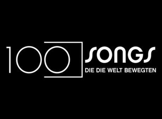Logo zur Sendung "100 Songs, die die Welt bewegten". Bild: Sender