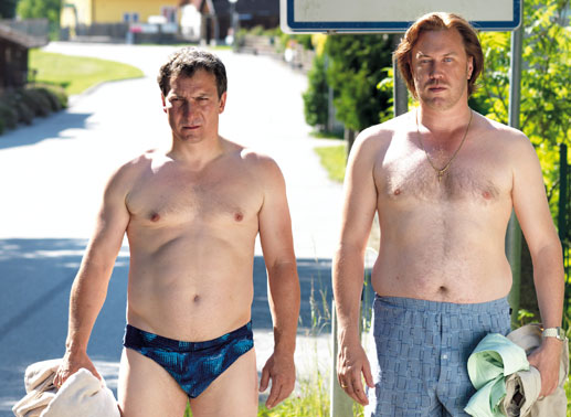 Robert Palfrader (Gerri Tschach) und Nicholas Ofczarek (Richard Pfeisinger). Bild: Sender